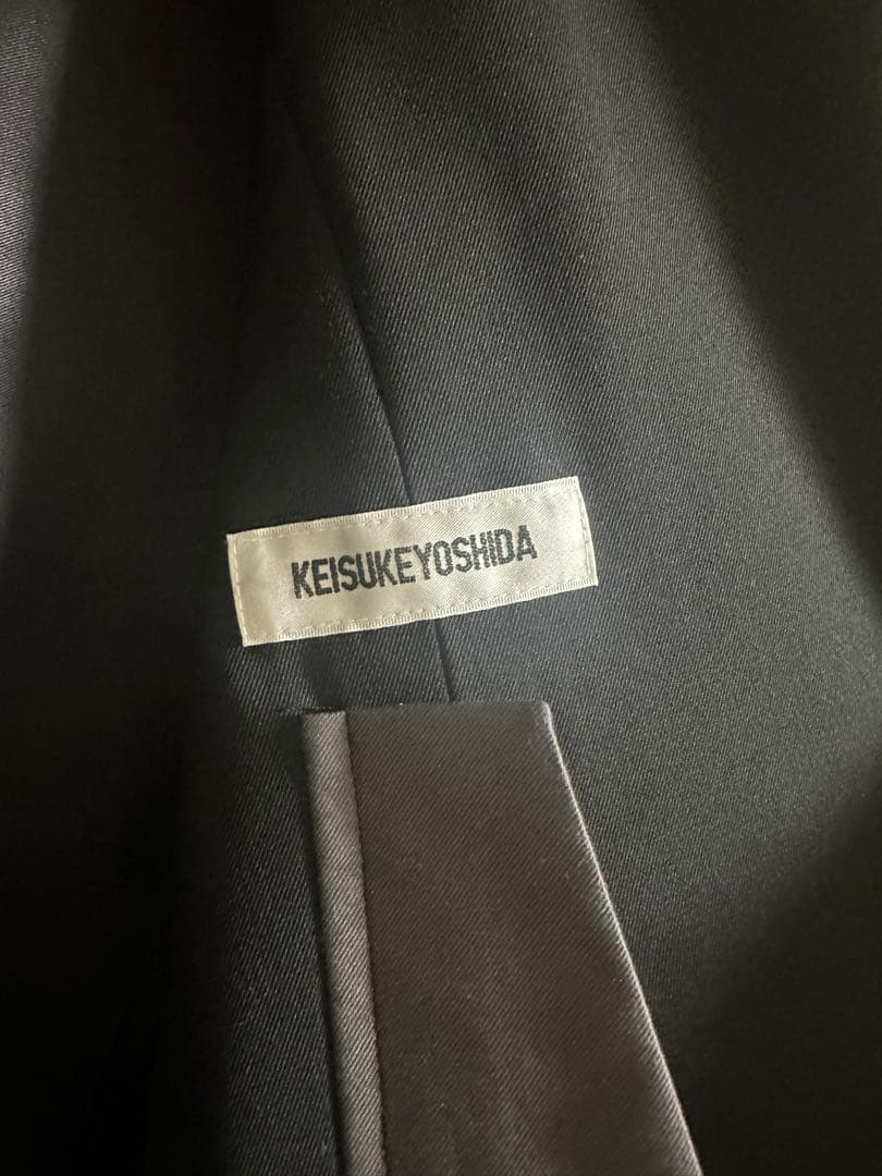 KEISUKE YOSIDA 22ss 黒　morning coat