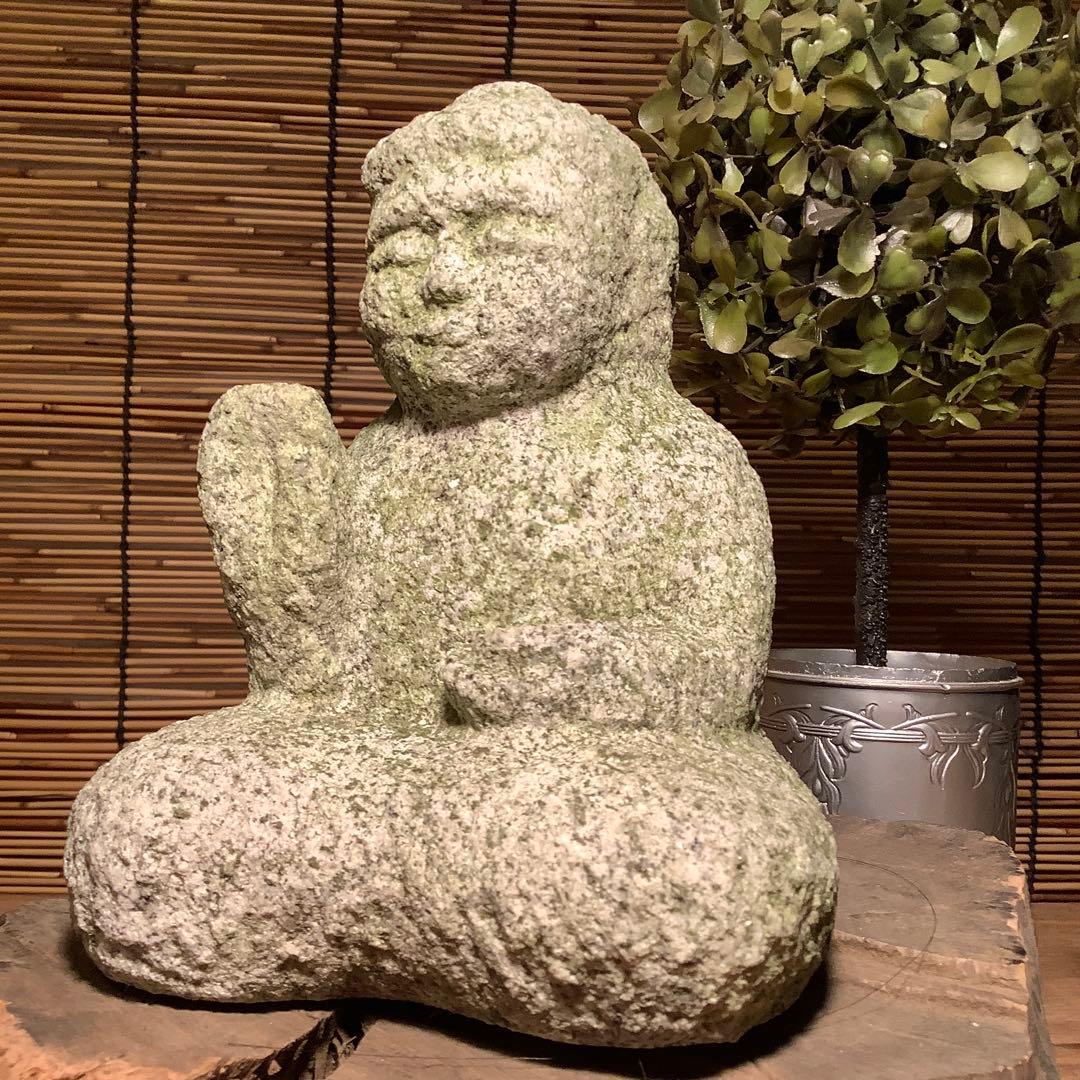 大正期・本師本仏「石仏・阿弥陀如来坐像」本願他力・他力本願・仏説無量寿経