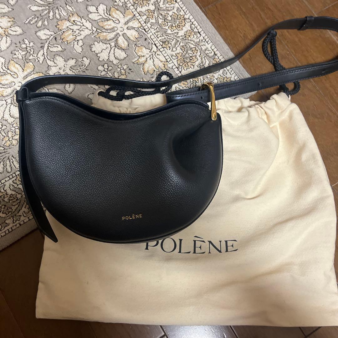 【美品】正規品☆ POLÈNE ショルダーバッグ tonca ブラック
