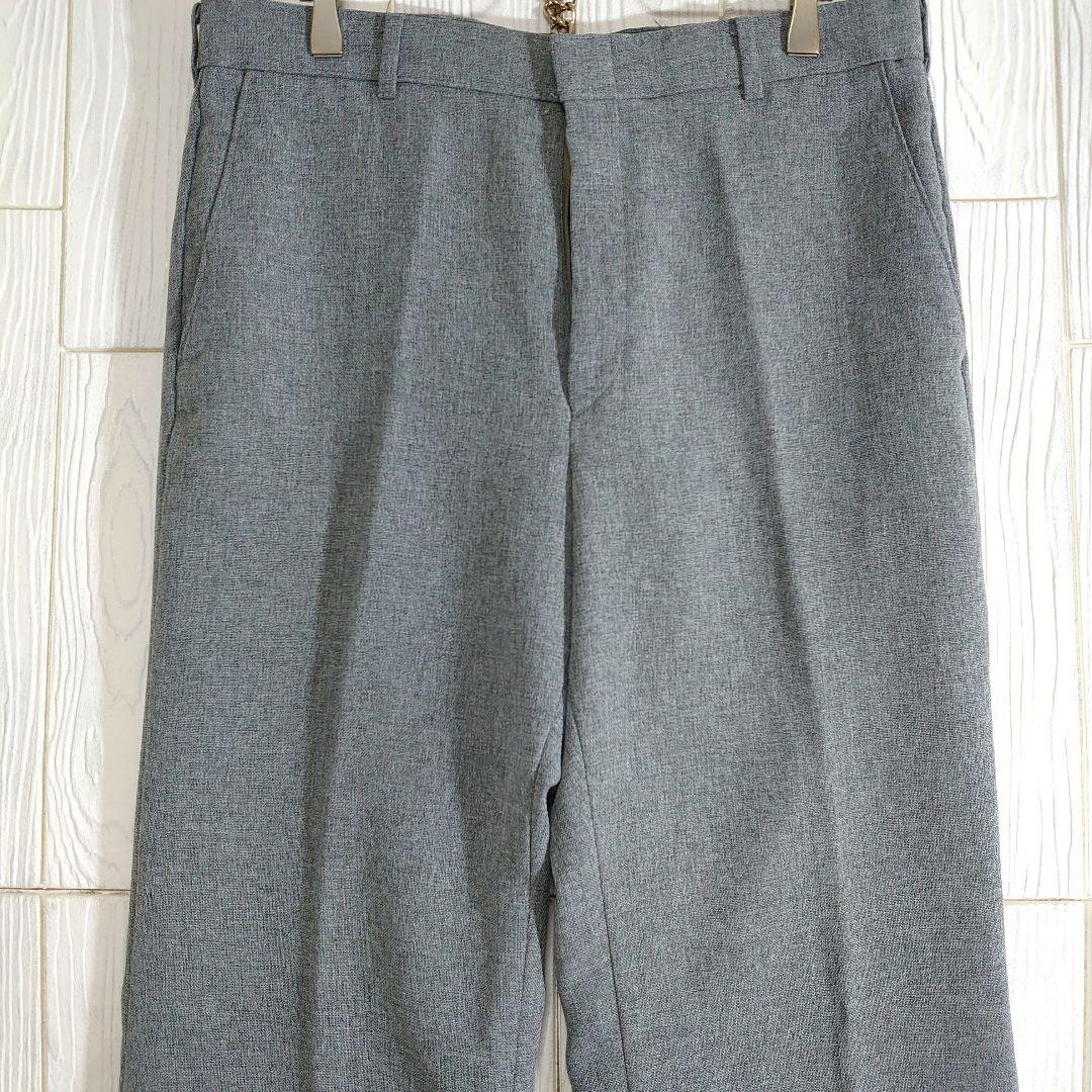 リーバイス アクションスラックス W33相当 グレー セミフレア ヴィンテージ