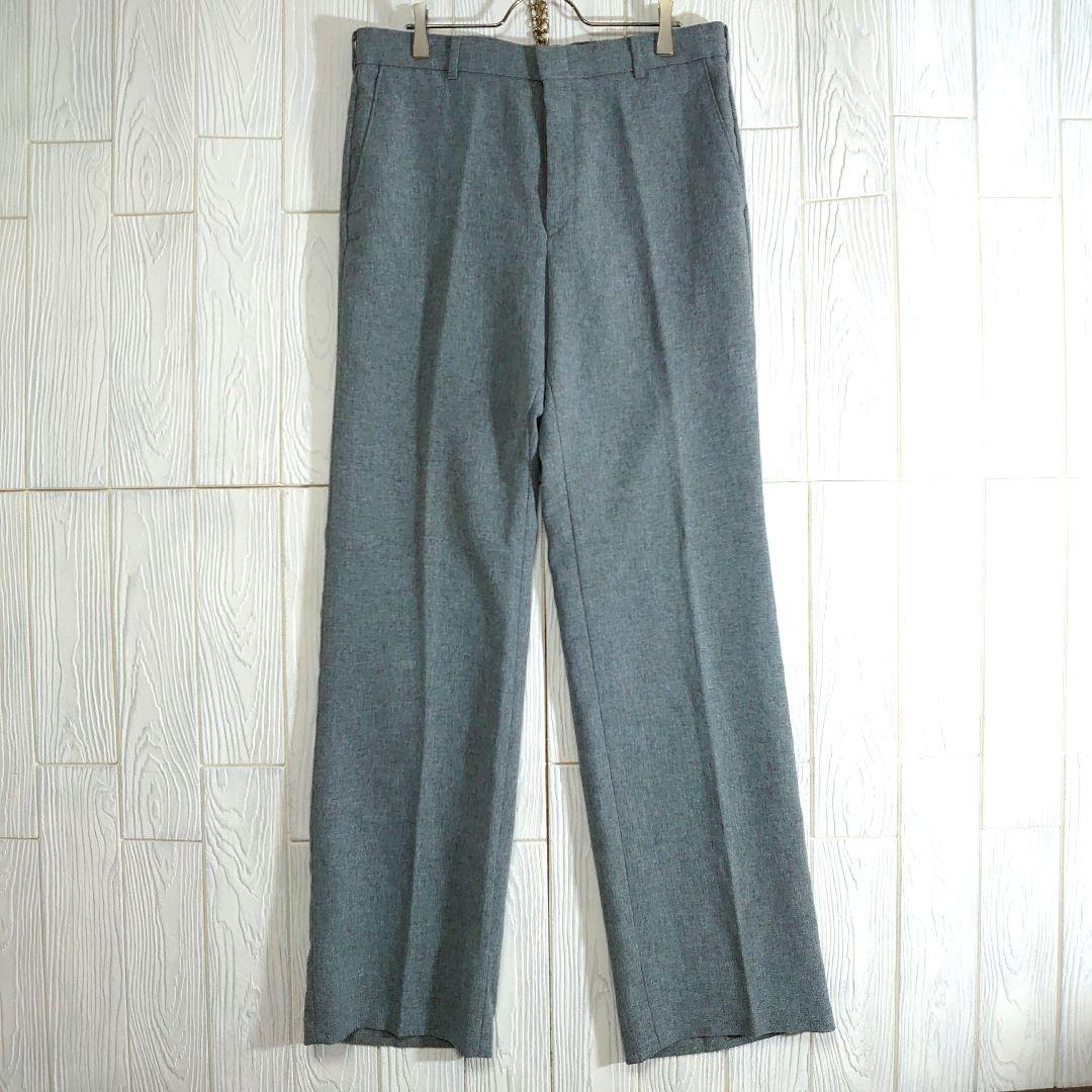 リーバイス アクションスラックス W33相当 グレー セミフレア ヴィンテージ