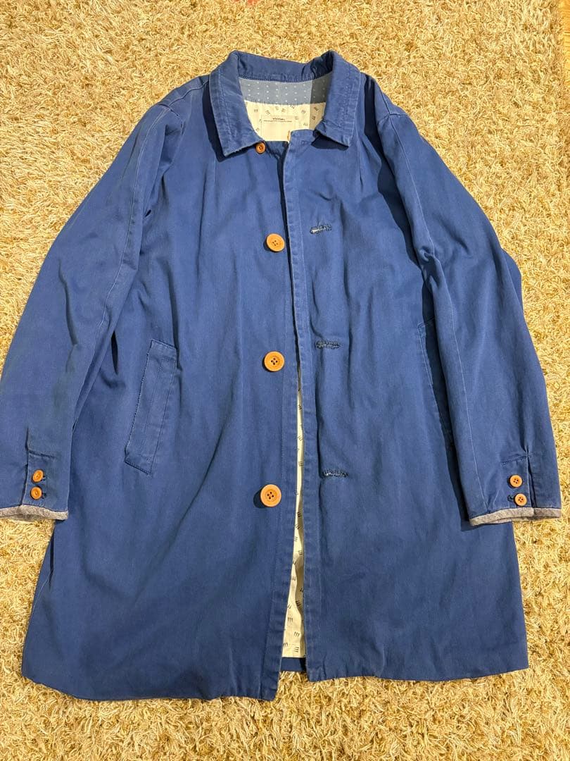 む*に様 visvim MIES COAT サイズ2 青