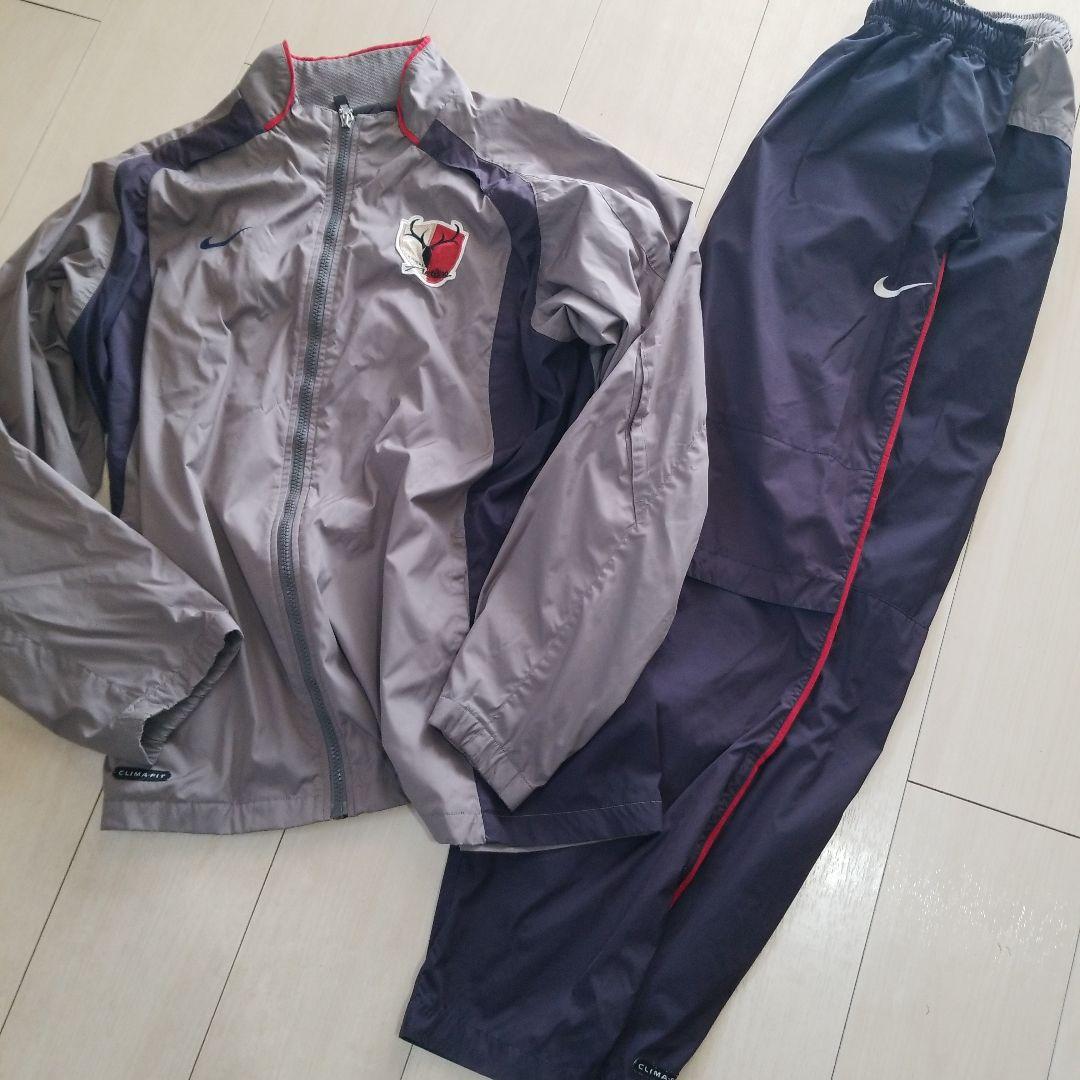00s NIKE ナイキ 鹿島アントラーズ ナイロン セット Jリーグ サッカー