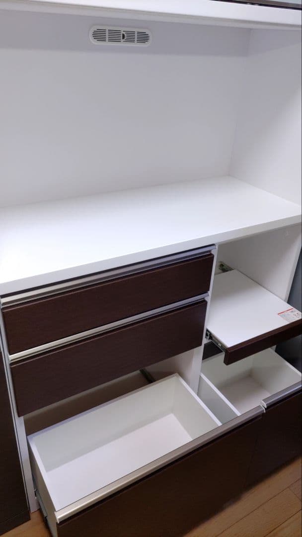 yukoy 【美品】マナベ　キッチンカウンター収納 幅100cm