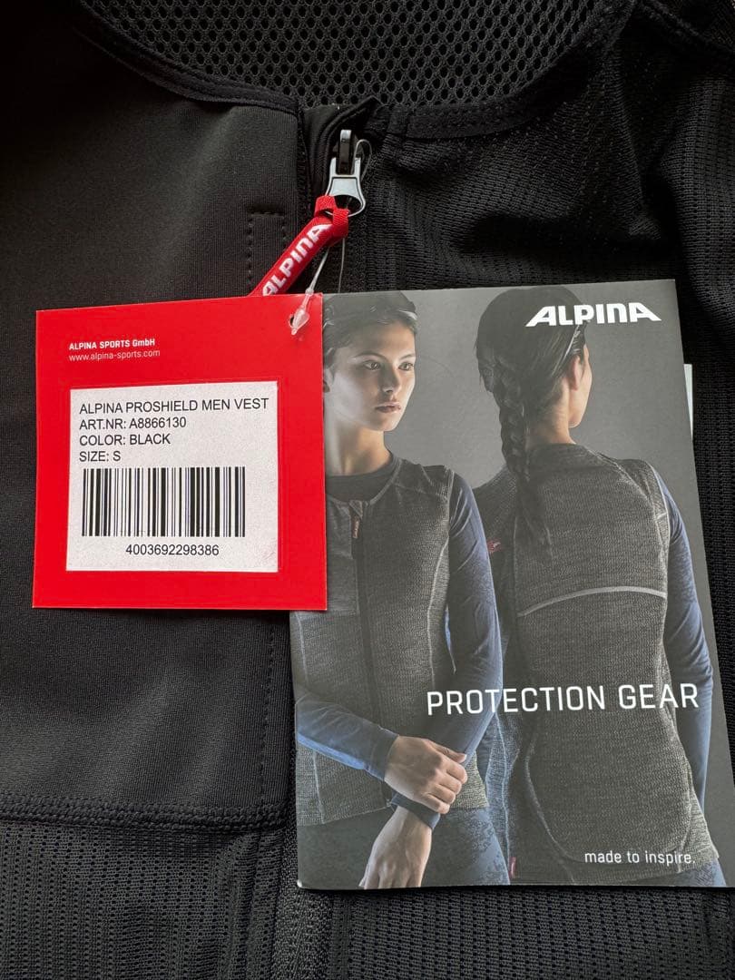 ALPINA PROSHIELD MEN VEST ブラック S