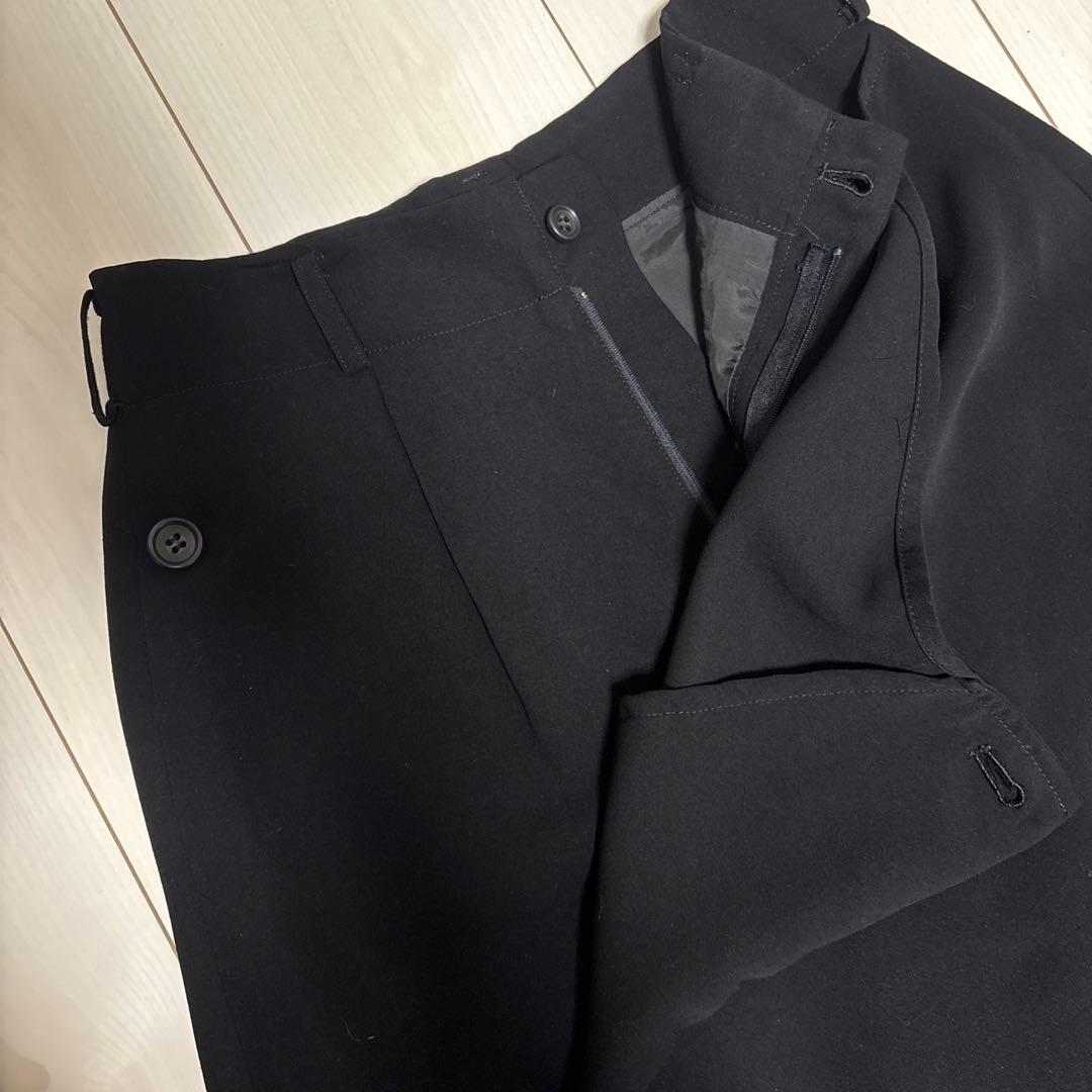 希少 workshop yohji yamamoto ラップパンツ ブラック