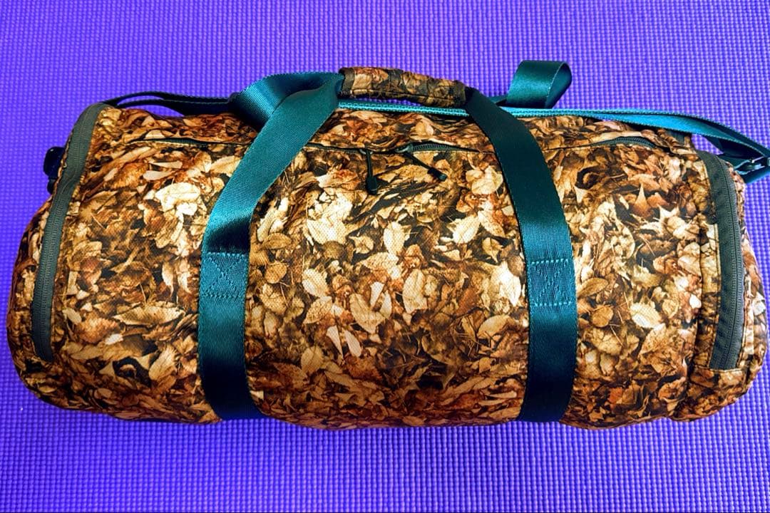 希少高＆超レア特典あり　GYAKUSOU枯葉柄 ボストンバッグ :ドラムバッグ