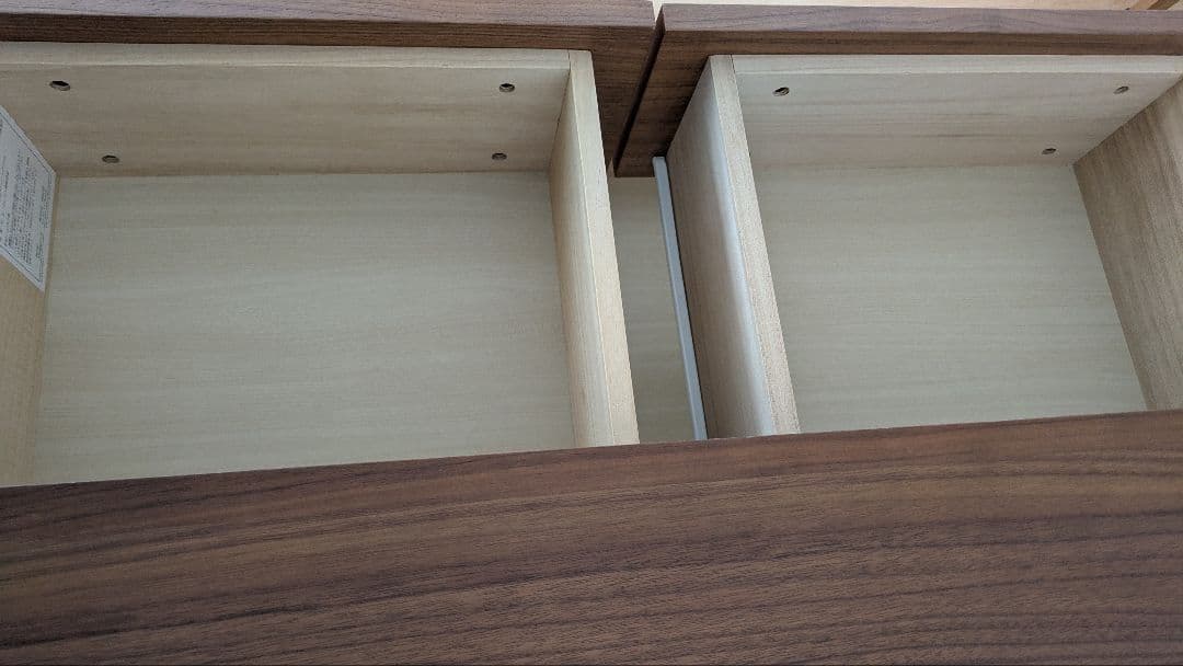 【美品】無印良品　木製チェスト4段　ウォールナット