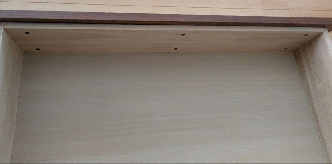 【美品】無印良品　木製チェスト4段　ウォールナット