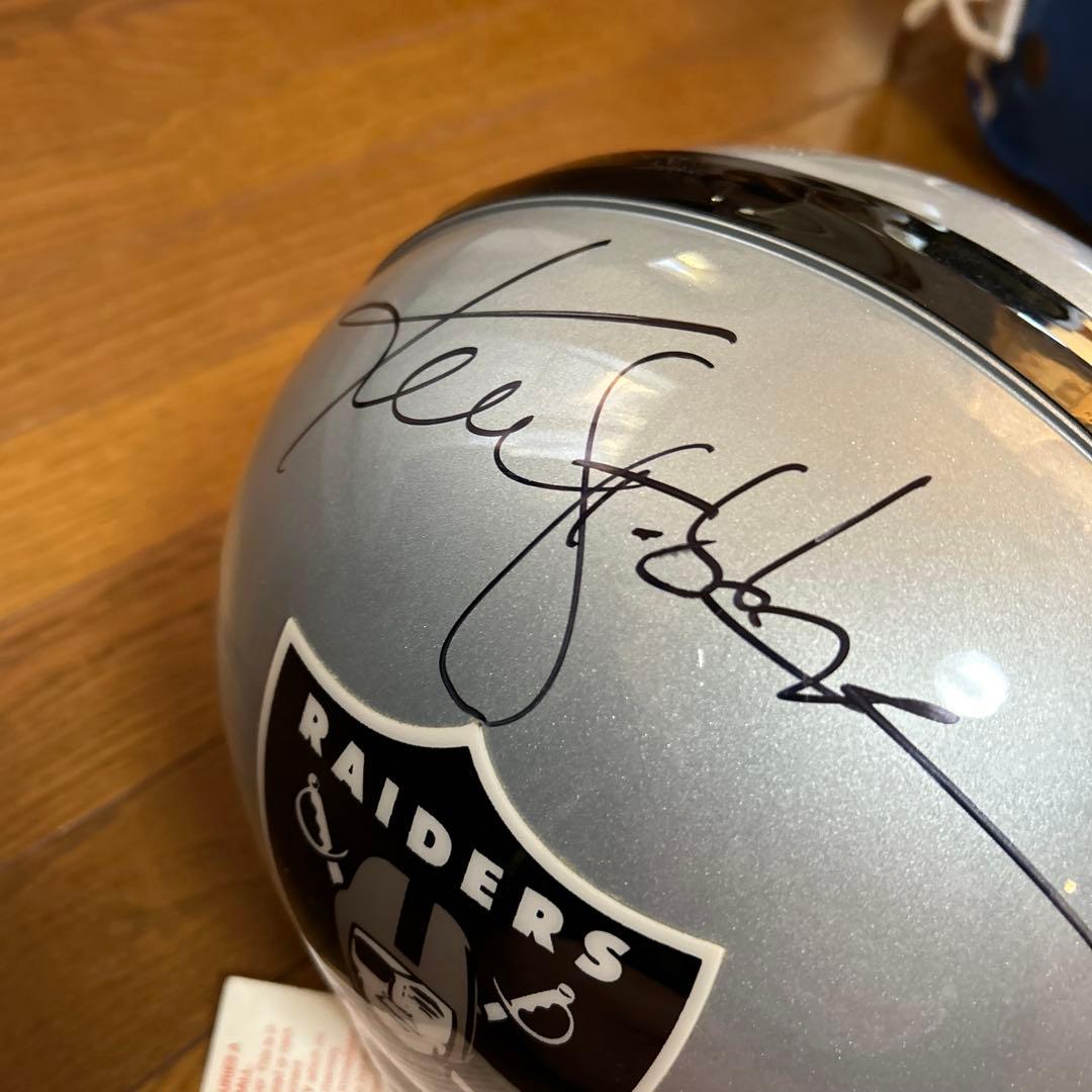 Riddell Raiders ヘルメット サイン入り