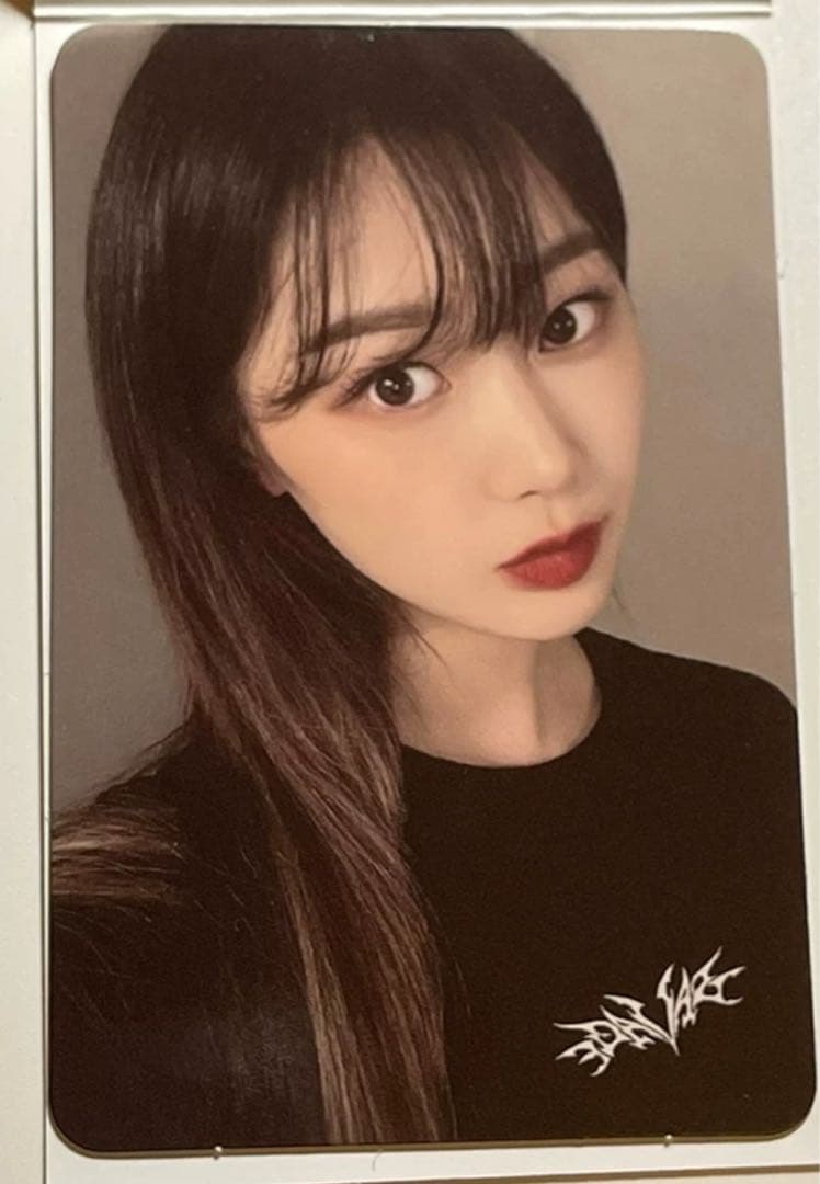 aespa savage 購入特典　ジゼル　黒　トレカ