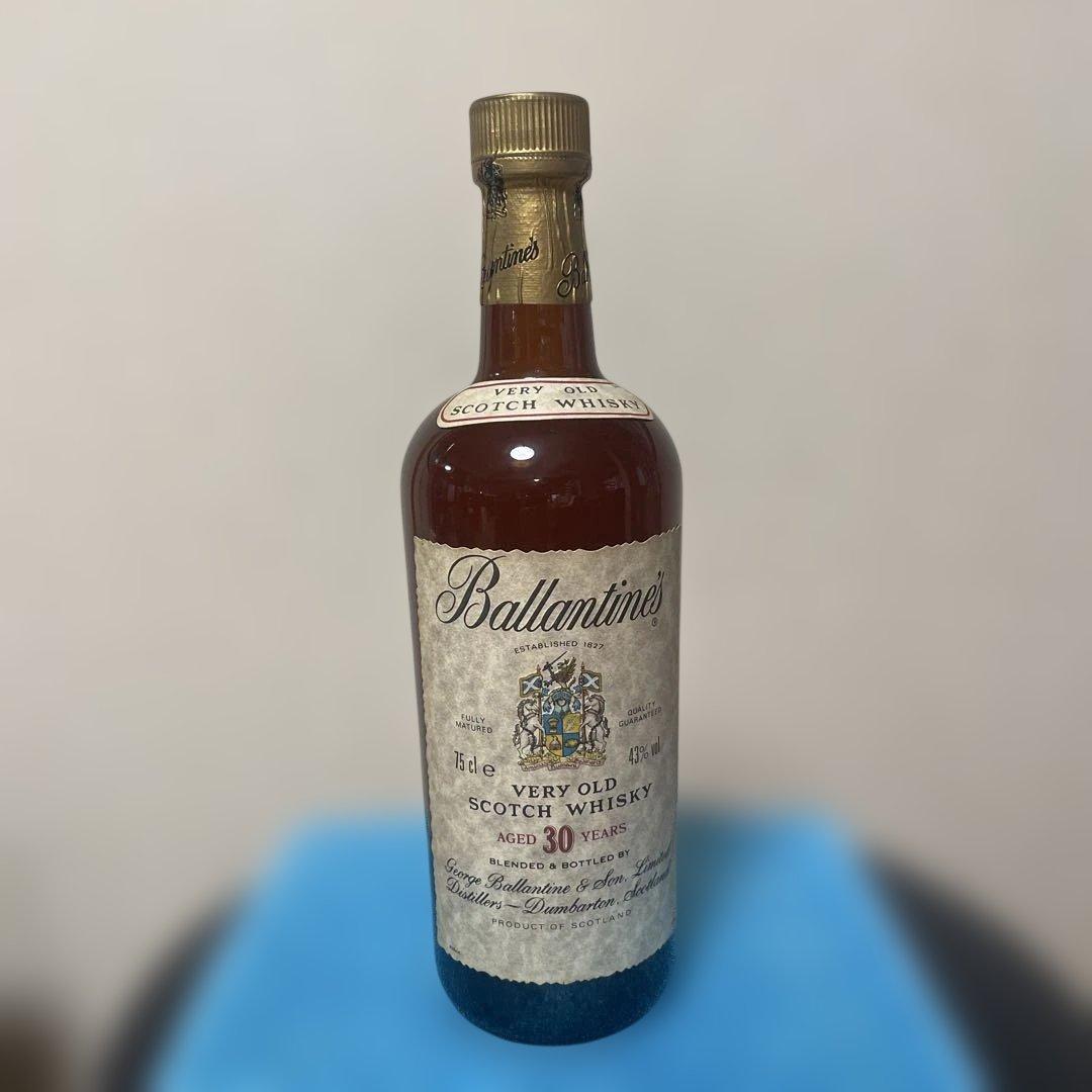 【古酒　未開封】バランタイン　30年　スコッチウイスキー　750ml　箱入なし