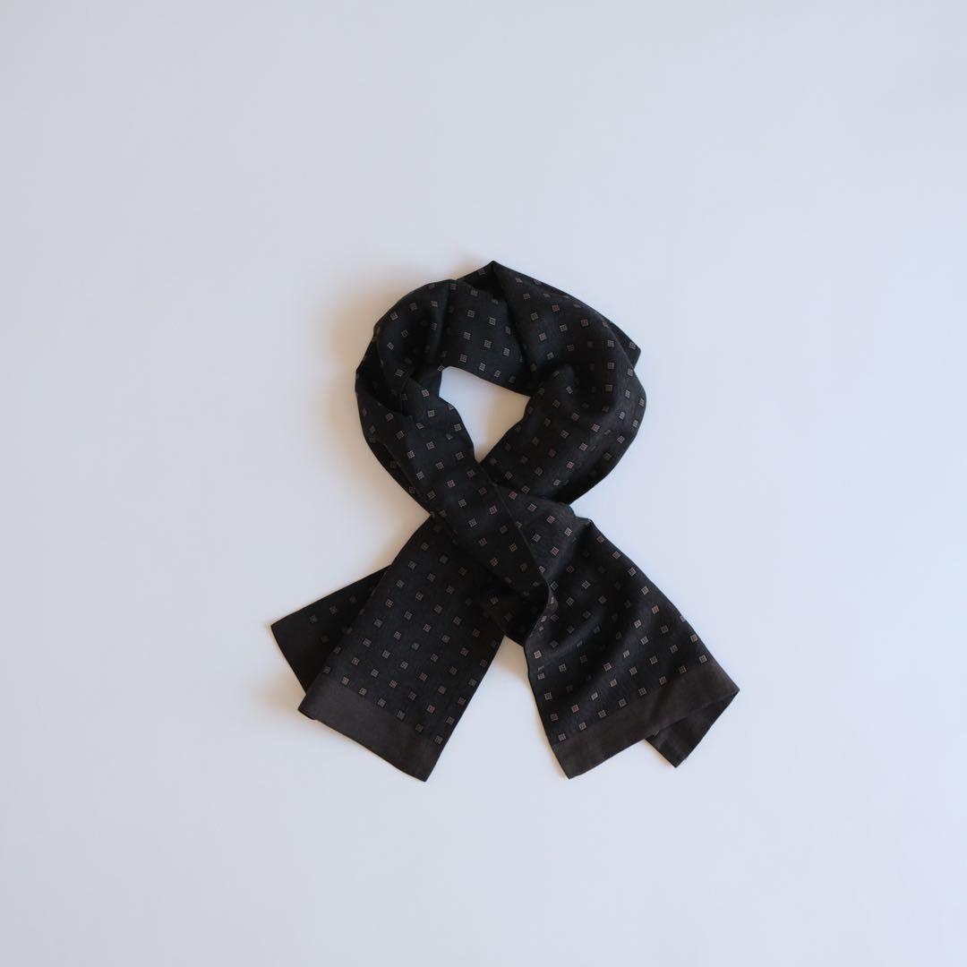 ドット柄シルク comme des garçons スカーフ