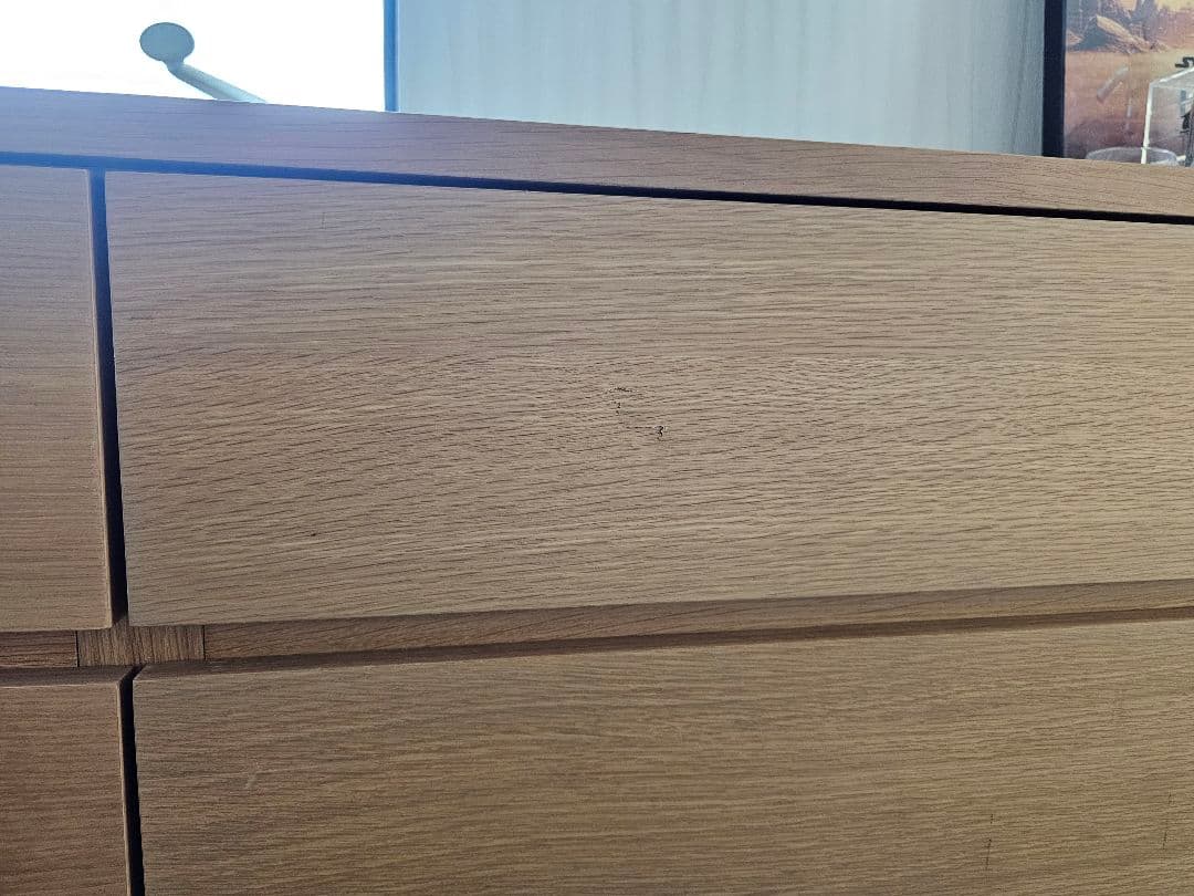 MUJI 無印良品　木製チェスト4段　2列　タモ材