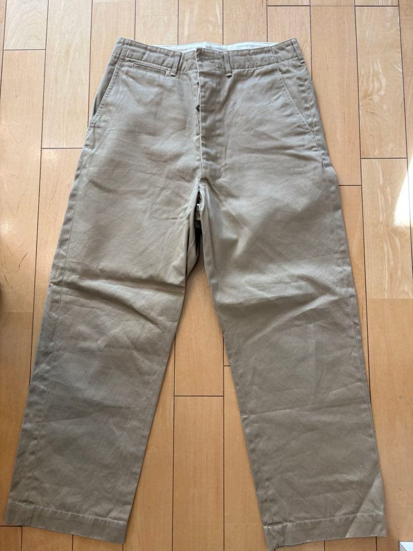 rSlow オアスロウ VINTAGE FIT ARMY TROUSERS チノ