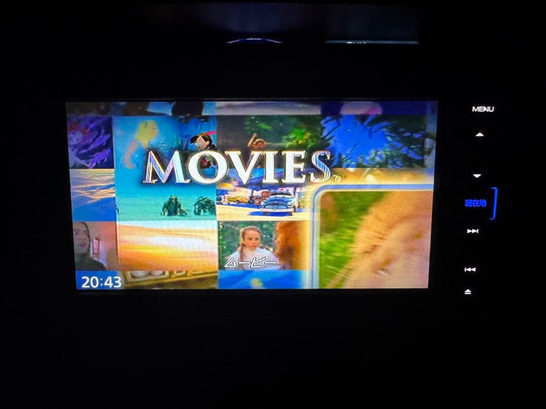 ダイハツ純正ナビ　NMZK-W69D ナビ連動ドラレコ　フリップダウンモニター