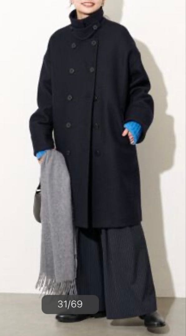 JOURNAL STANDARDビシュウメルトンロングPコート36