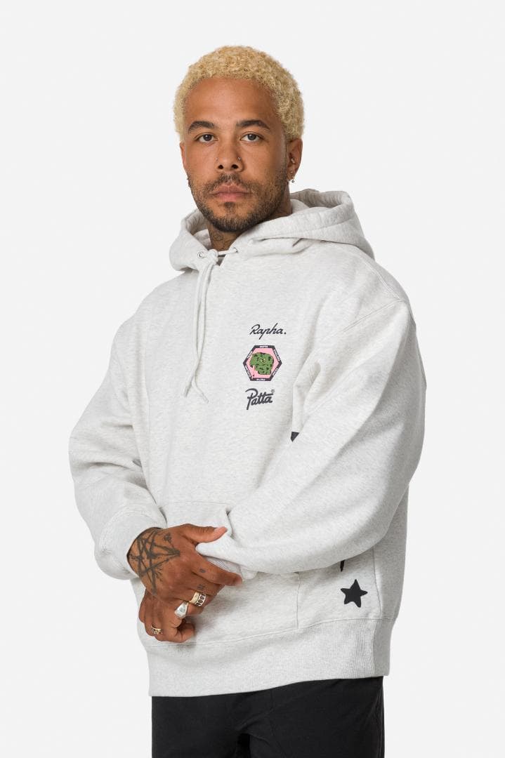 新品 Rapha + Patta 限定版 コットン フーディー グレー