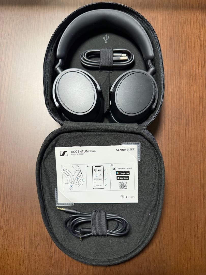 極美品 Sennheiser ACCENTUM Plus ワイヤレスヘッドホン