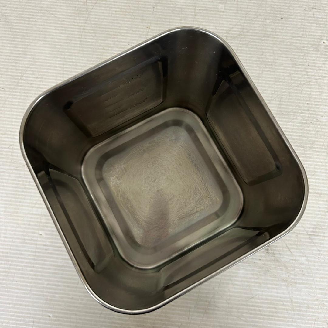 シルバーアロウ モリブデン 角キッチンポット ３個セット 18cm N0612