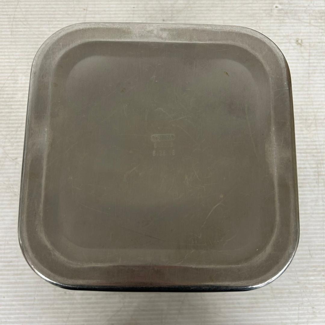 シルバーアロウ モリブデン 角キッチンポット ３個セット 18cm N0612