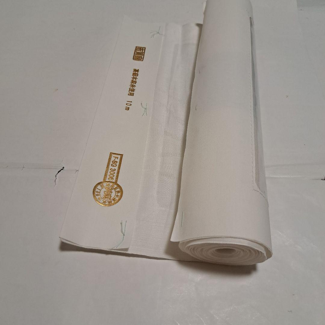 No.5465 長襦袢 本麻紋紗長襦袢　反物　新品未使用