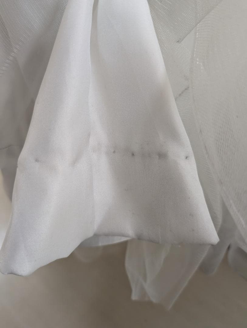 Sugar【Lip line】 スパンコール刺繍ロングドレス　ホワイト/Sサイズ