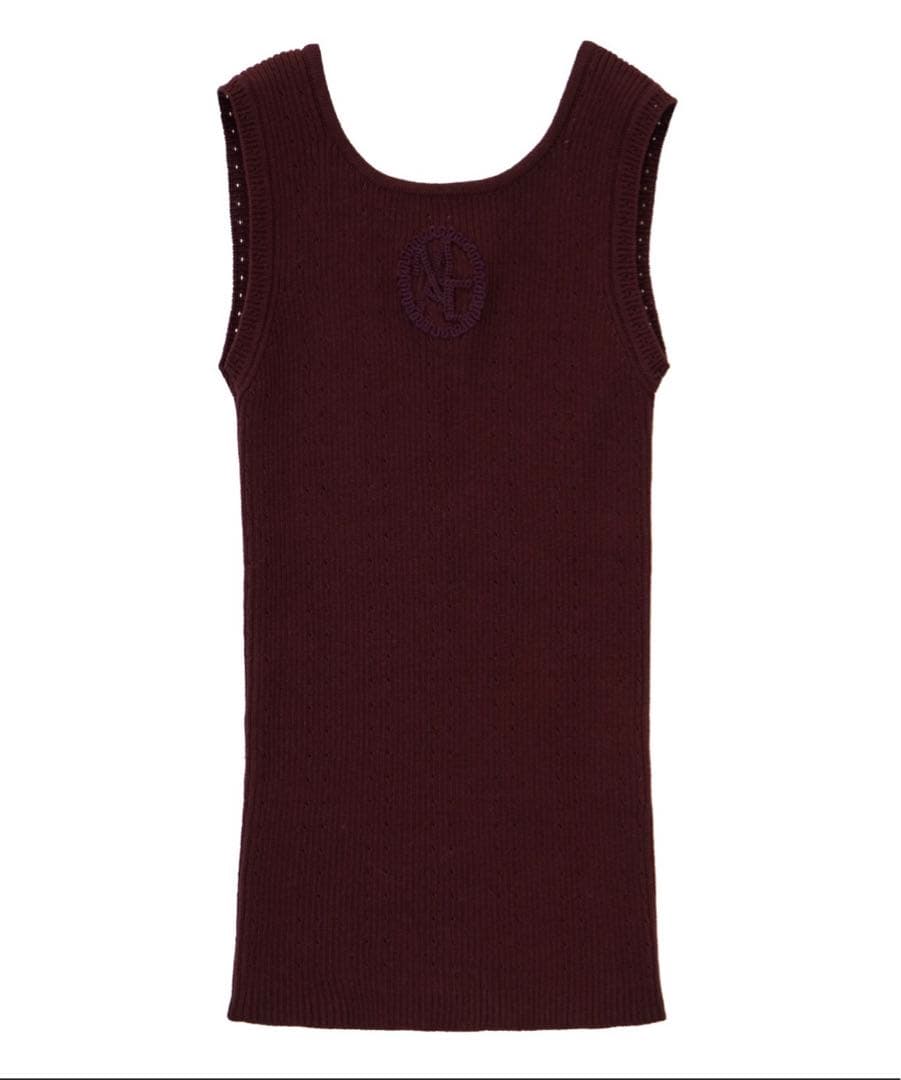 【未使用】MEDI CONCEPT LOGO KNIT TANK TOP