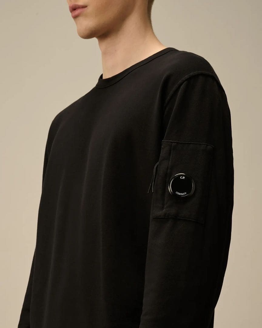 新品未使用C.P. COMPANY LIGHT FLEECE CREWNECK