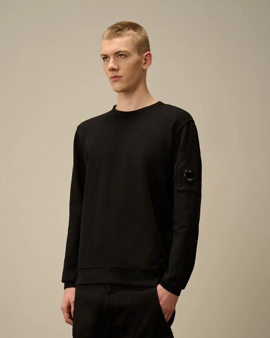 新品未使用C.P. COMPANY LIGHT FLEECE CREWNECK