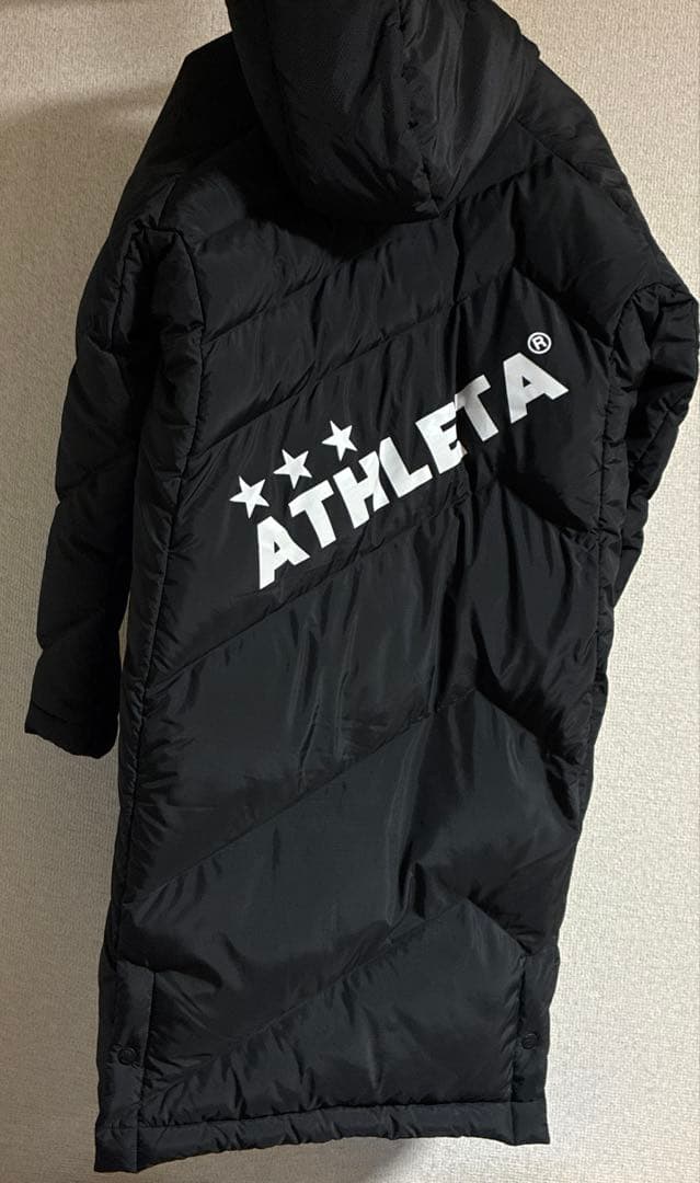アスレタ(ATHLETA) ベンチコート 04155 Sサイズ ブラック