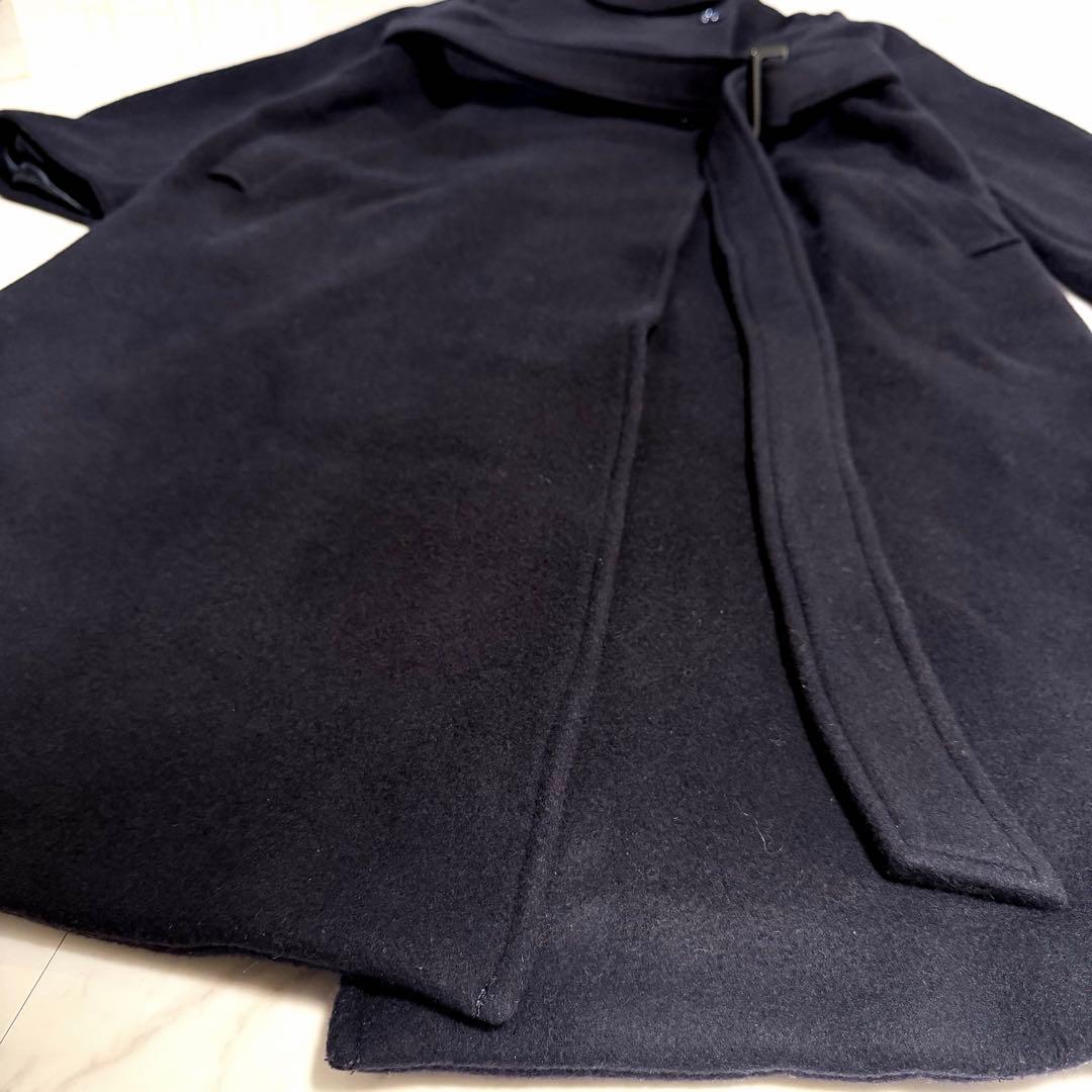 【美品】完売品✨️アルアバイル スプリット ラグラン ロング コート 濃紺