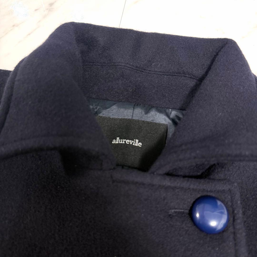 【美品】完売品✨️アルアバイル スプリット ラグラン ロング コート 濃紺