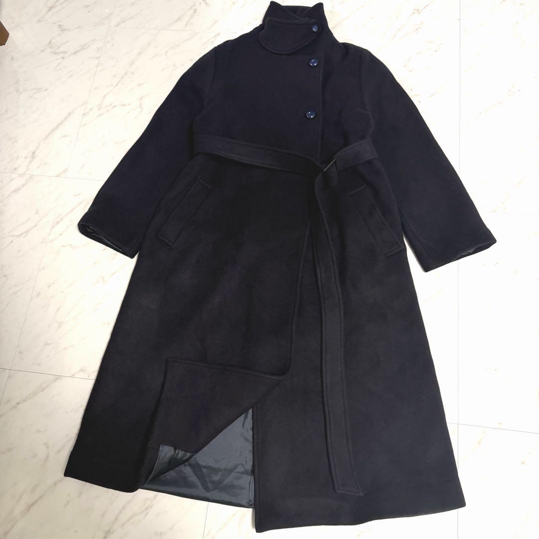 【美品】完売品✨️アルアバイル スプリット ラグラン ロング コート 濃紺