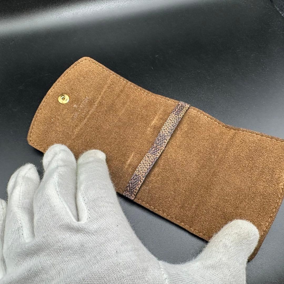 極美品✨　ルイヴィトン　カフス　M64482　ダミエ　シルバー　1301