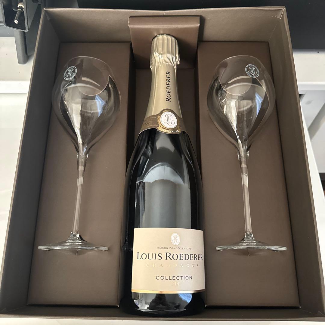 ルイ ロデレール コレクション244 デュオ 2グラスセット　ギフトボックス