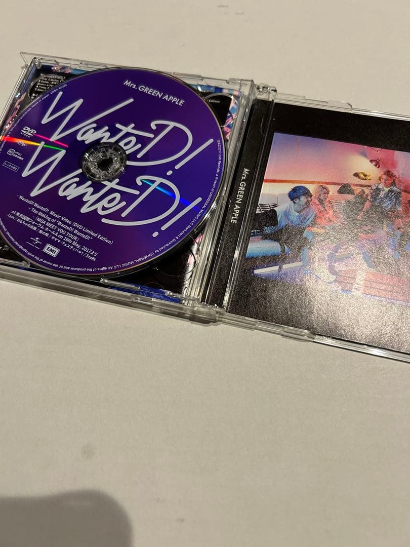 ミセスグリーンアップル初回限定盤DVD付　WanteD! WanteD!