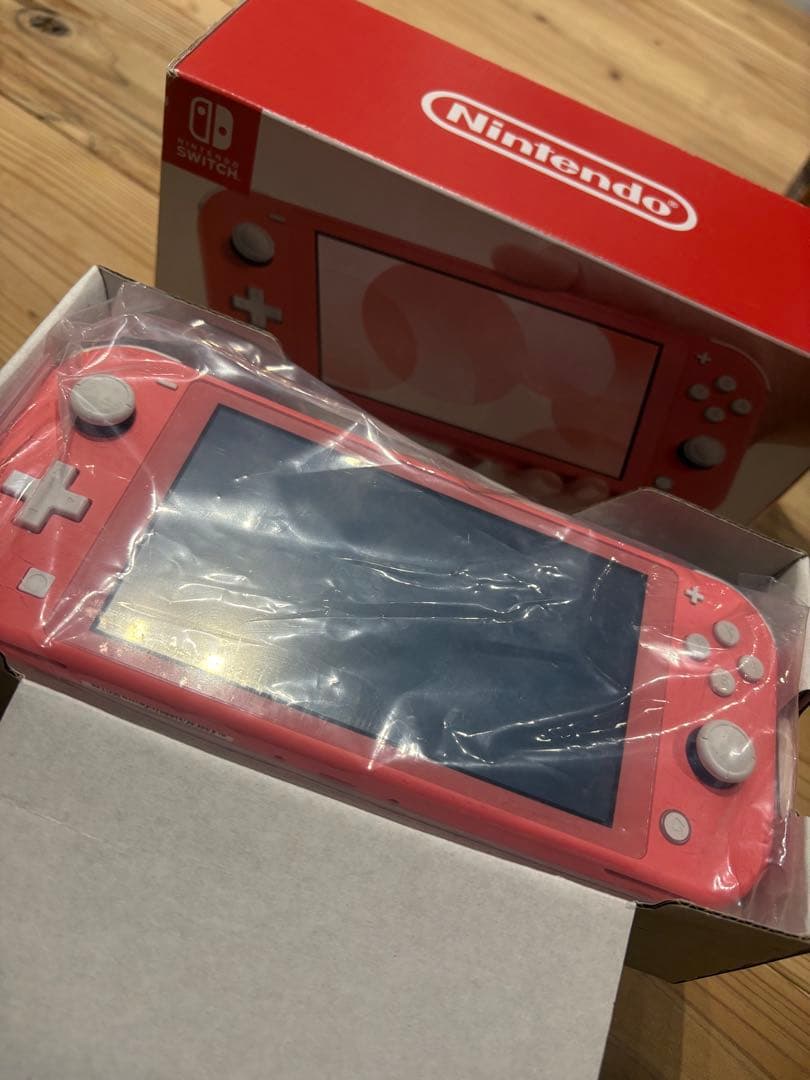 Nintendo Switch Lite コーラル ピンク 本体 充電器付き