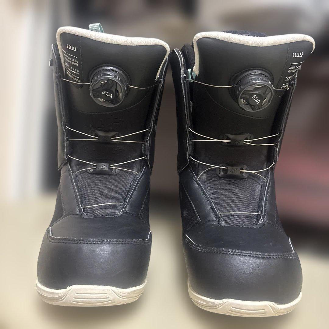 K2 BELIEF スノーボードブーツ 女性用 ブラック24cm