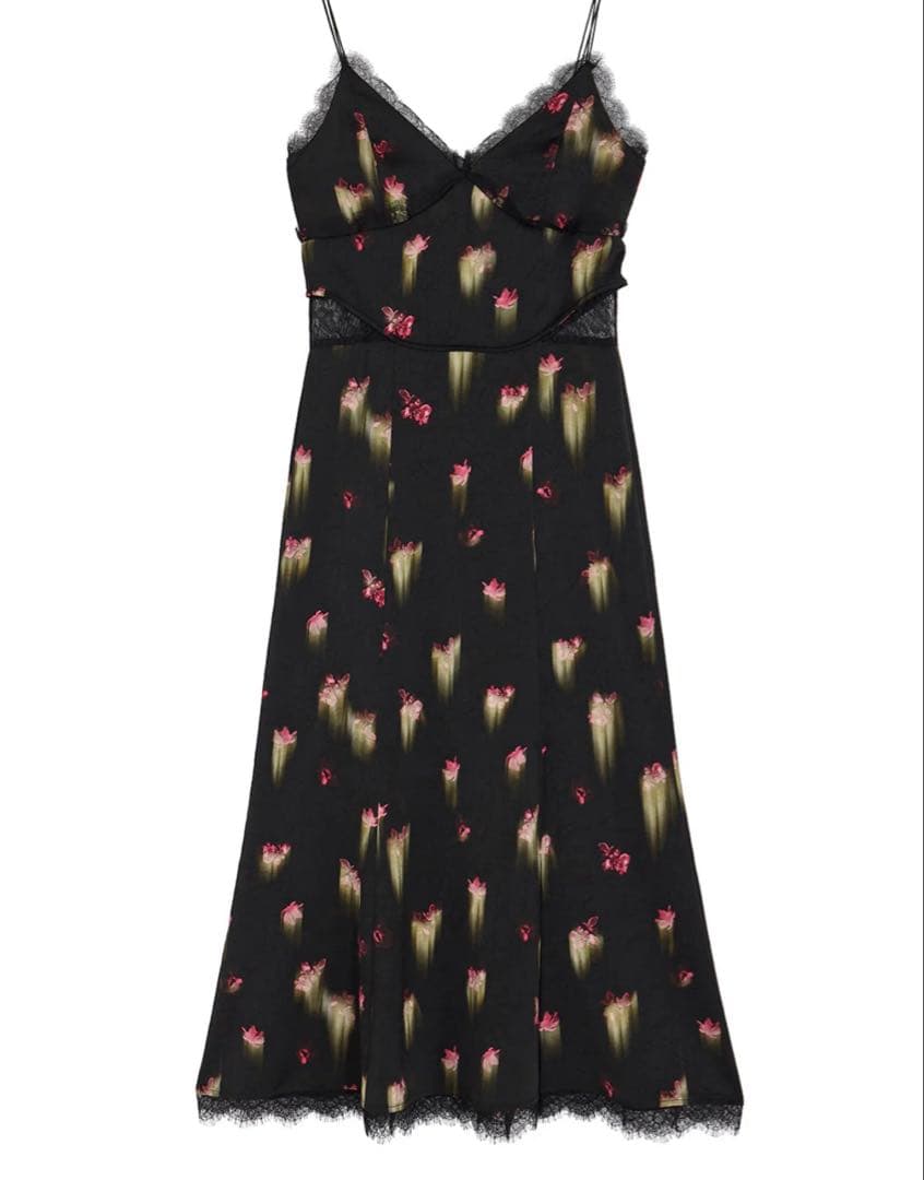 【AMERI】CLARA SATIN CAMI DRESS