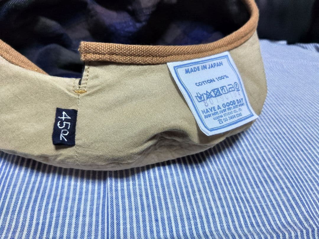 torikko様☆専用　チェック柄とインディゴ裏毛ベレー帽の２点