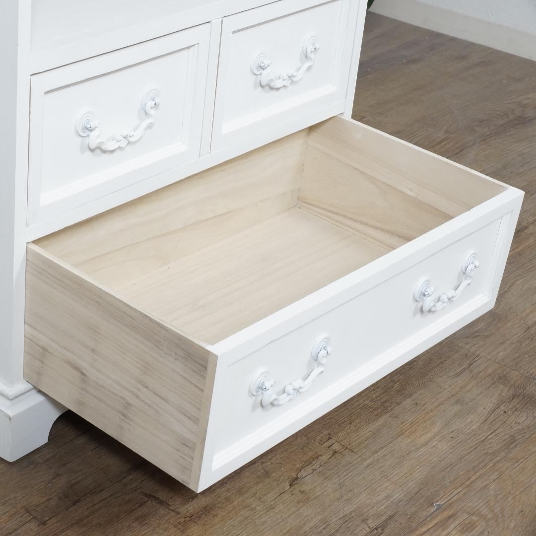 フォロー割【新品】アンティーク風 キャビネット チェスト シャビーシック