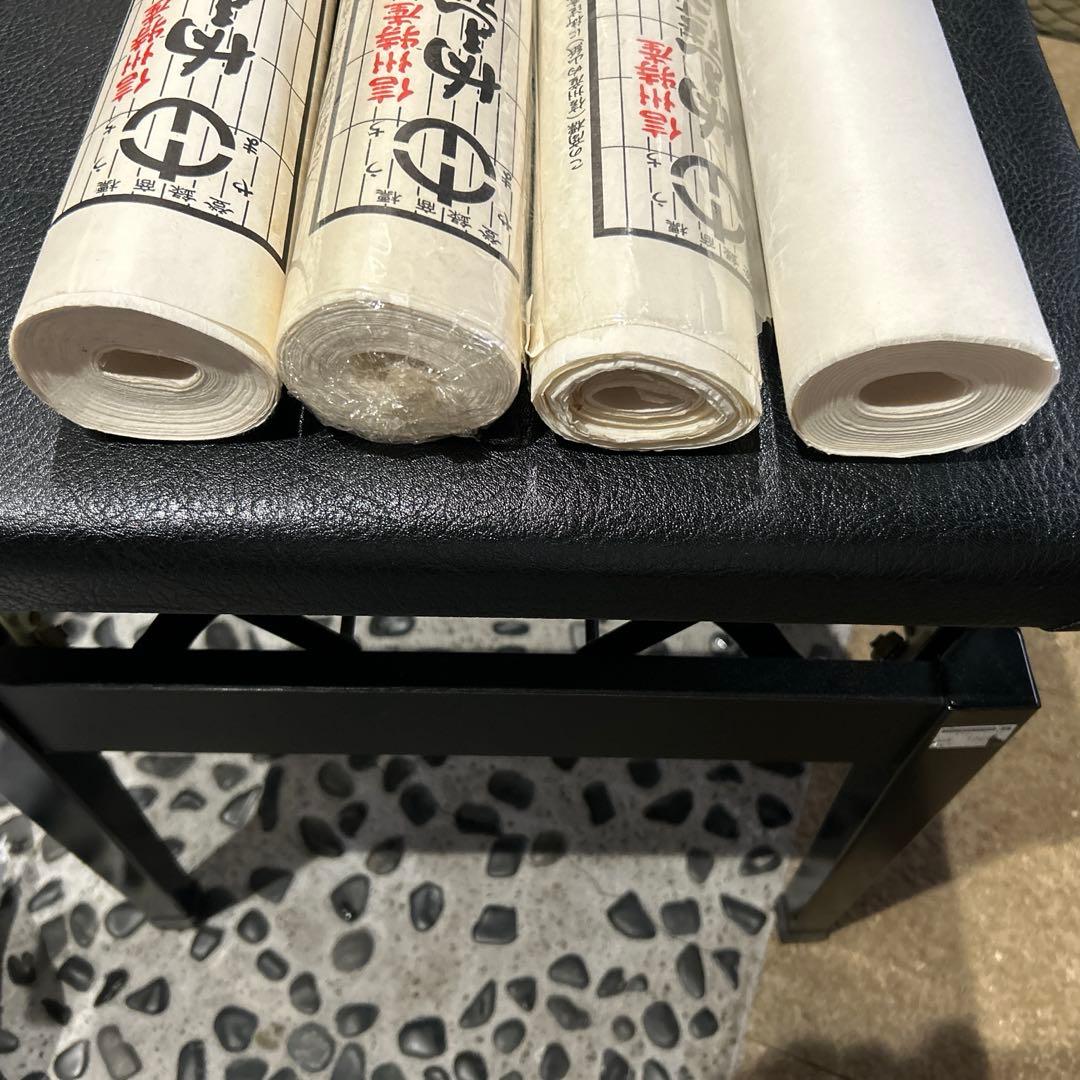 伝統工芸　高級内山障子紙 入手困難希少 4本セット　⭐︎レトロ⭐︎