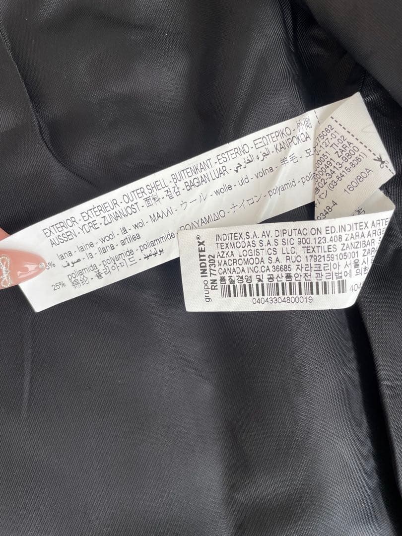 【くまさん専用】美品ZARAバックル付きポンチョコートBTS SUGAユンギ着用