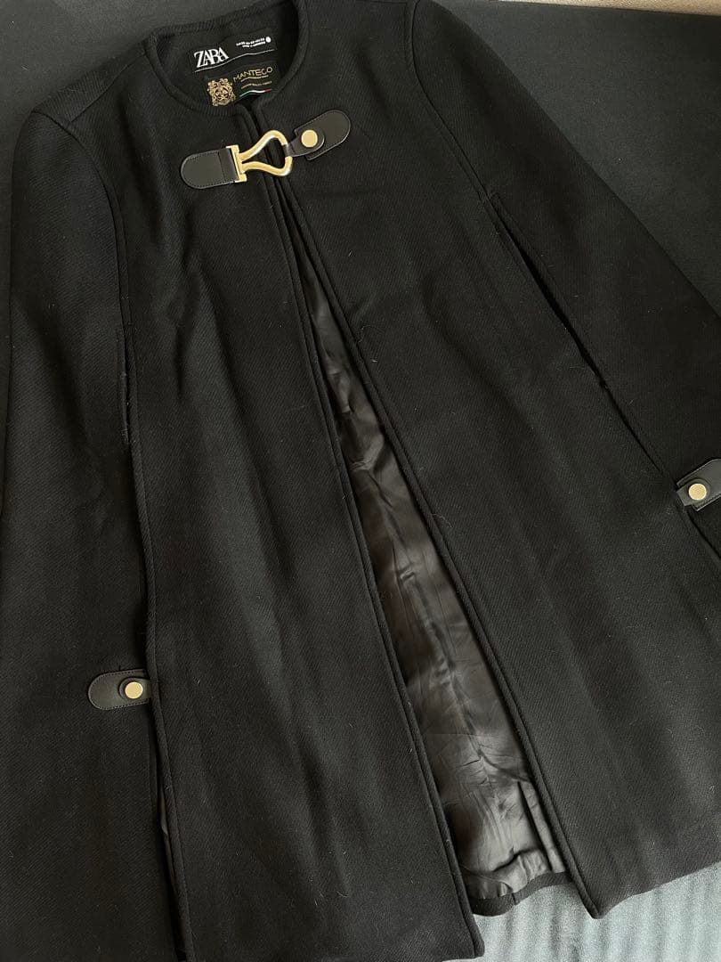 【くまさん専用】美品ZARAバックル付きポンチョコートBTS SUGAユンギ着用