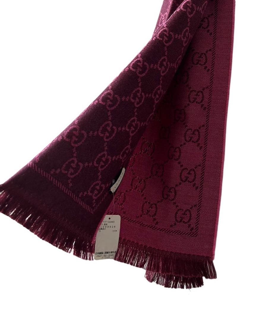 GUCCI ストール ロゴ マフラー ショール