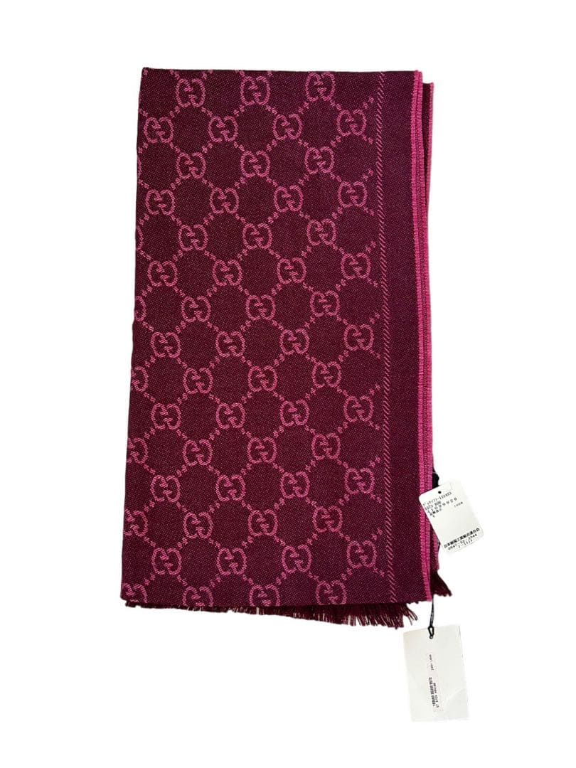 GUCCI ストール ロゴ マフラー ショール