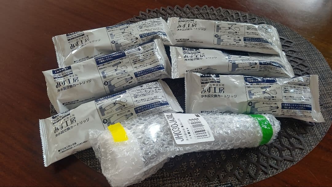 【タカギ】JA3用浄水器本体とカートリッジ6本セット