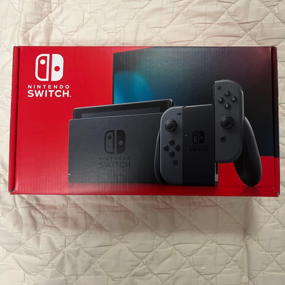 Nintendo Switch 本体 グレー ハードケース付き