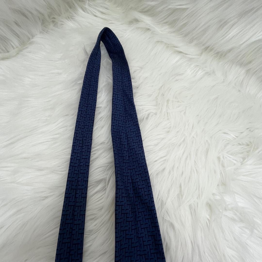 エルメス　ルイヴィトン　ネクタイ シルク100％　ブルー系　2本セット